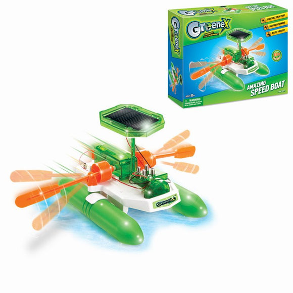 Greenex 36514 Solar Power Toy Amazing Speed Boat Science Experience Toy