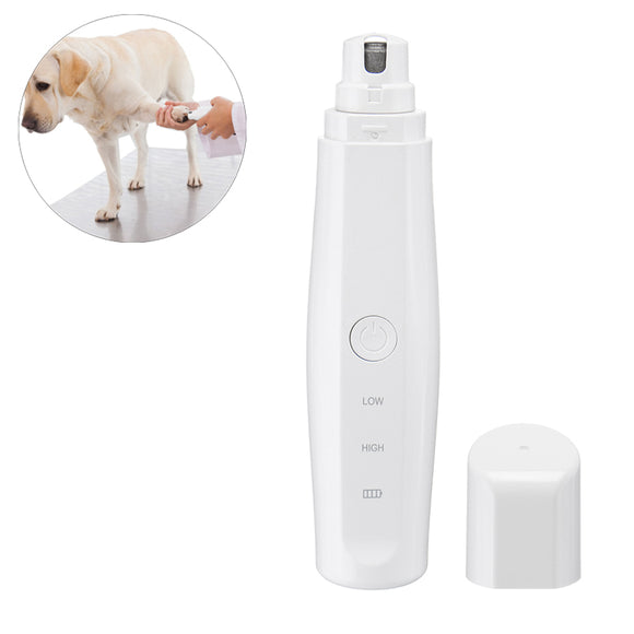 USB Electric Pet Claw Toe Trimmer Dog Cat Nail Clipper Tools Outdoor Camping Hunting Pet Accessories