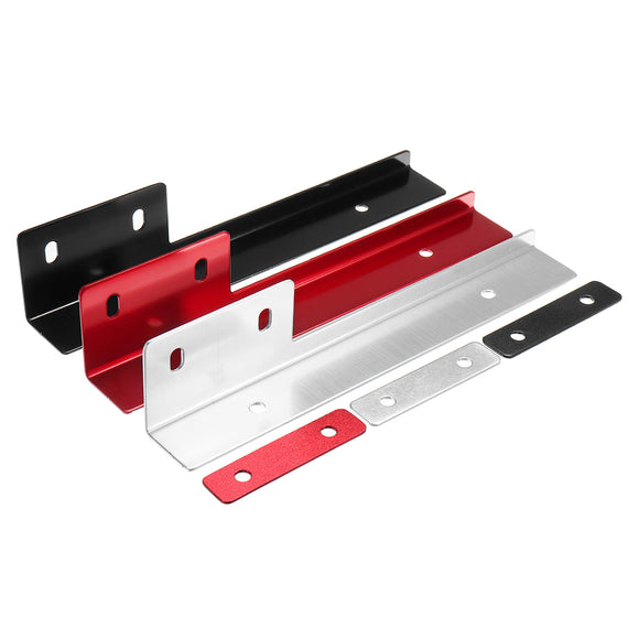 Brused Aluminum Front Car License Plate Frame Universal License Mounting Bracket Holder