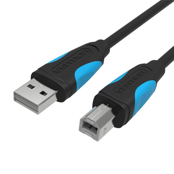 Vention VAS-A16 USB 2.0 Cable A Male to B Male Cord Black/White for Printer/Scanner