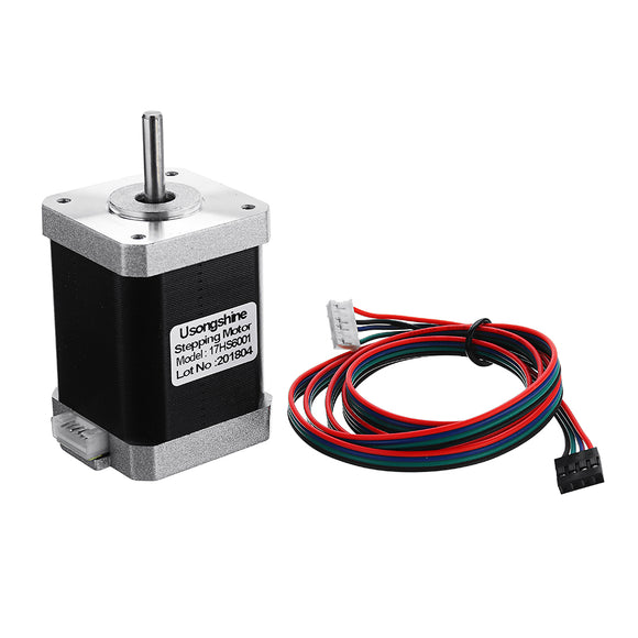 17HS6001 4-lead Two Phase Hybrid Nema17 42-60mm 1.5A Stepper Motor
