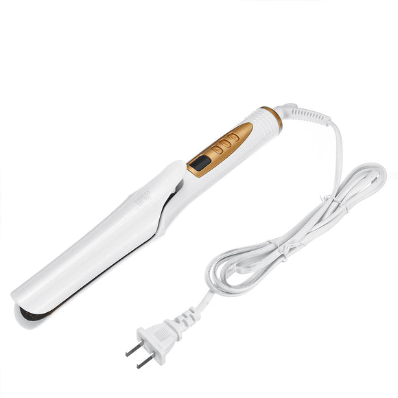110-240V Ceramic Curler Electric Fast Hair Straightener 4D Wet & Dry Hair Curling Iron Tong StylerTemperature Adjustment