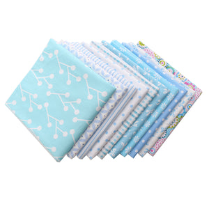 10x Mult-Size Cotton Fabric Patchwork Batiks Mixed Bundle Sewing Quilting Craft