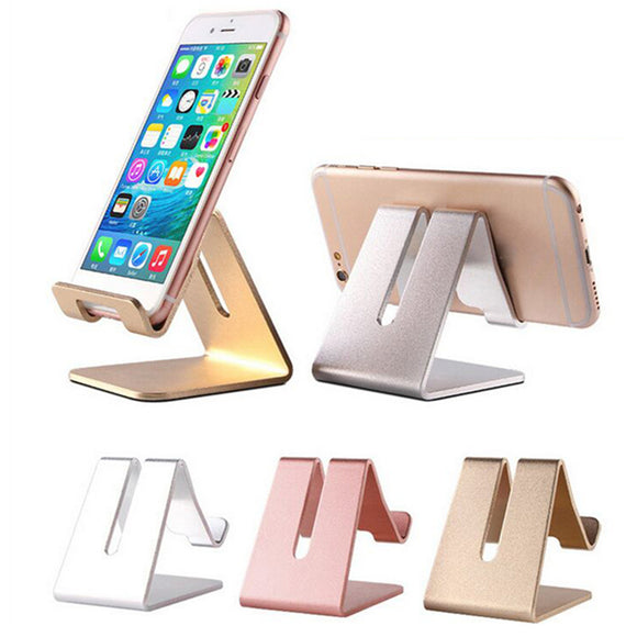 Universal Metal Anti-slip Desktop Bracket Stand Lazy Holder for Samsung Xiaomi Mobile Phone