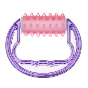 52 Bump Plastic Cell Roller Full Body Confortable Manual Massager Hand Held Design