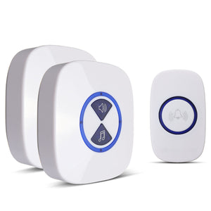 Waterproof Wireless Cordless LED Flash Doorbell Chime Ringer 36 Melodies 150M
