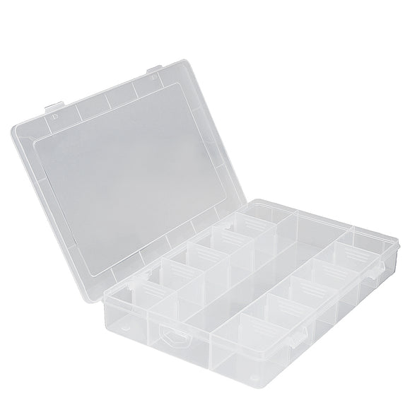 13 Grid Adjustable Electronic Components Project Storage Assortment Box Bead Organizer Jewelry Box Plastic Storage Case