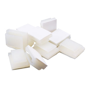 50PCS White Color Minger Self-adhesive Holder Mounting Bracket Clip for LED Strip Light