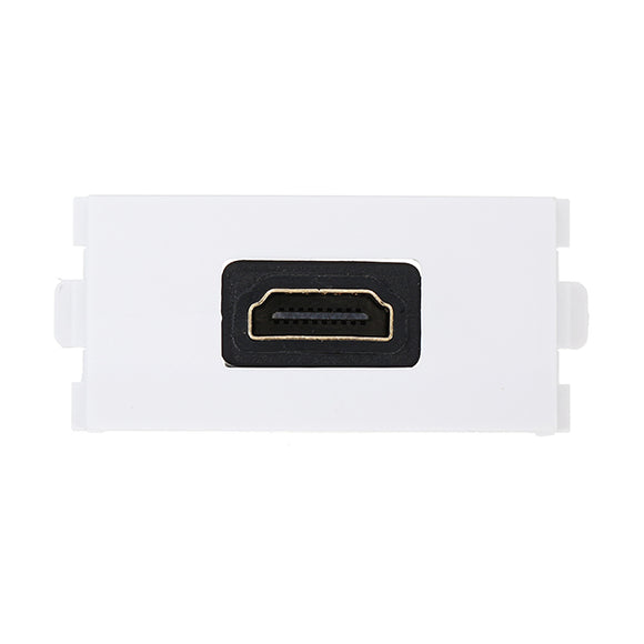 HD Female to Female Connector with 90 Degree Angle Side HD Wall plate