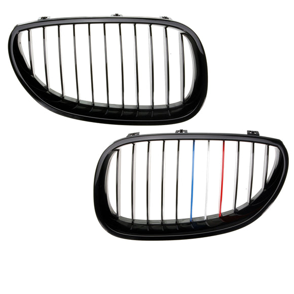 Bright Black Red White Blue M Version Intake Grille For BMW E60 03-09