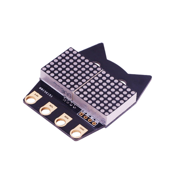 Yahboom LED:Bit Module 8*16 Dot Matrix Screen for Microbit Support 3Methods Connection