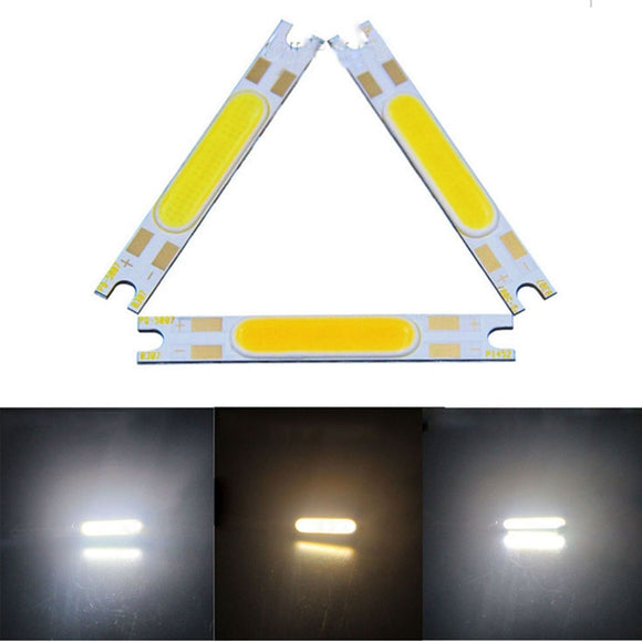 3W COB DIY LED Light Chip 50x7mm Strip Bar On Board DC9-12V