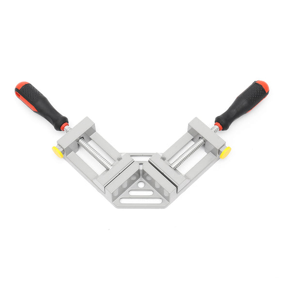 Effetool Double Handle Woodworking Clamp 90 Degree Right Angle Clip Woodworking Jig Quick Corner Clamp with TPR Handle