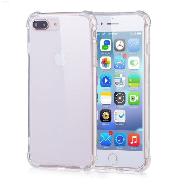 Bakeey Premium Air Cushion Corner Anti Fingerprint Transparent Case For iPhone7 Plus/8 Plus