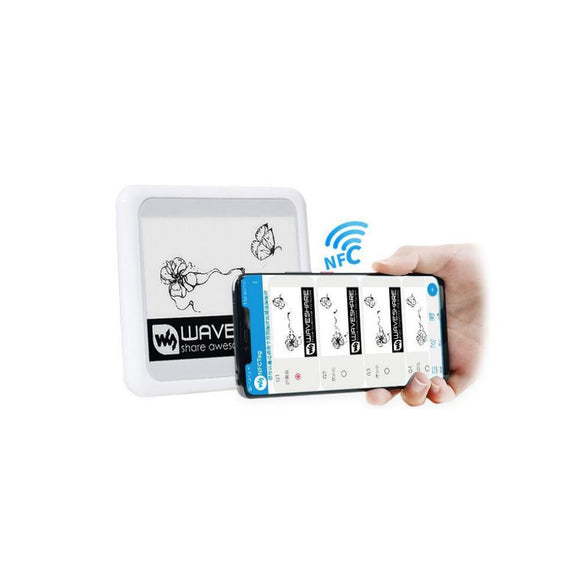 Waveshare 4.2 Inch Passive NFC e-Paper Ink Screen ESL Wireless Power Supply Communication Electronic Shelf Label
