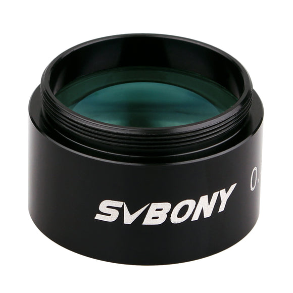 SVBONY 1.25 Fully Multi-Coated 0.5X Focal Reducer for Telescope Eyepiece Photography and Observing