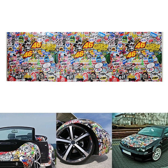 20 X 60 Inch Car Sticker Cartoon Pattern Auto Surface Modification