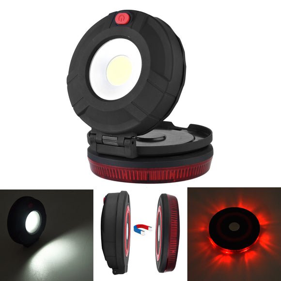 XANES XD1 LED+COB Emergency Flashlight Magnetic Flares Flashing Warning Roadside Safety Worklight