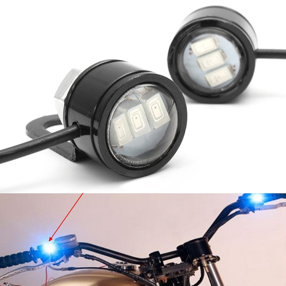 2pcs LED Eagle Eye Lamp Strobe Flash DRL Bicycle Motorcycle Car ATV Light