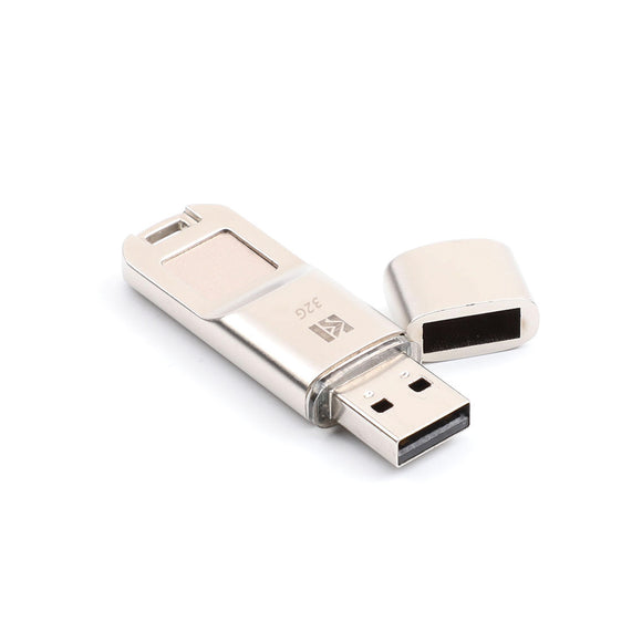 Fingerprint Encryption 16GB 32GB 64GB USB 2.0 Flash Drive U Disk Data Security For Laptop Notebook