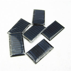 10Pcs 5V 30mA 53X30mm Micro Mini Small Power Solar Cells Panel For DIY Toy