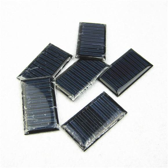 10Pcs 5V 30mA 53X30mm Micro Mini Small Power Solar Cells Panel For DIY Toy