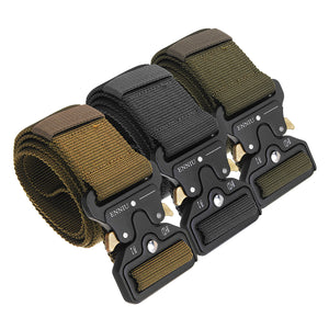 Army Tactical Protection Canvas Waist Belt Outdoor Hiking Cycling Fishing Waistband Belt