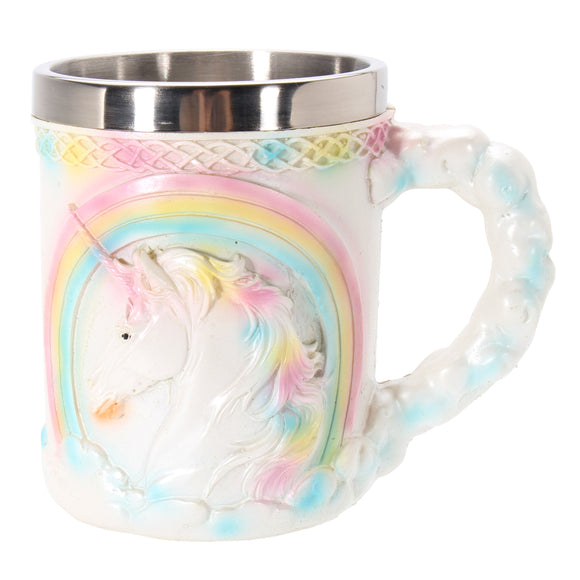 Stainless Steel Novelty Unicorn Mug Coffee Tea Beer Cup Home Office Christmas Gift