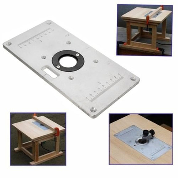 235mm x 120mm x 8mm Aluminum Router Table Insert Plate For Wood Working Benches