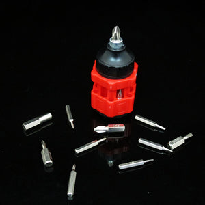 12 in 1 Creative Multifunctional Combination Mini Screwdriver Set Slotted Screwdriver