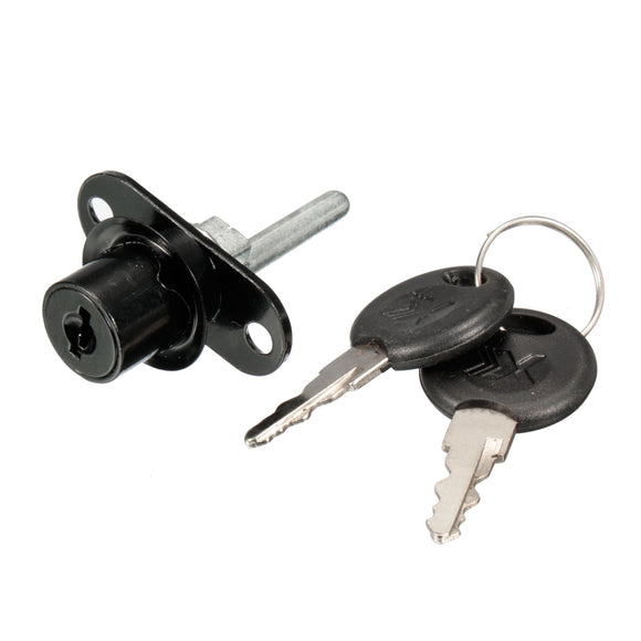 Aluminium Alloy Cam Lock For Cabinet Drawer Locker with 2 Keys 16mm