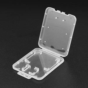 5Pcs TF Card Memory Card Adapter Dual Card Storage Case with 5Pcs Single TF Card Case