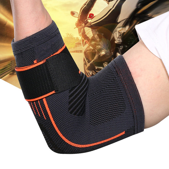 Badminton Basketball Adjustable Breathable Arm Guard Fitness Compression Elbow Support