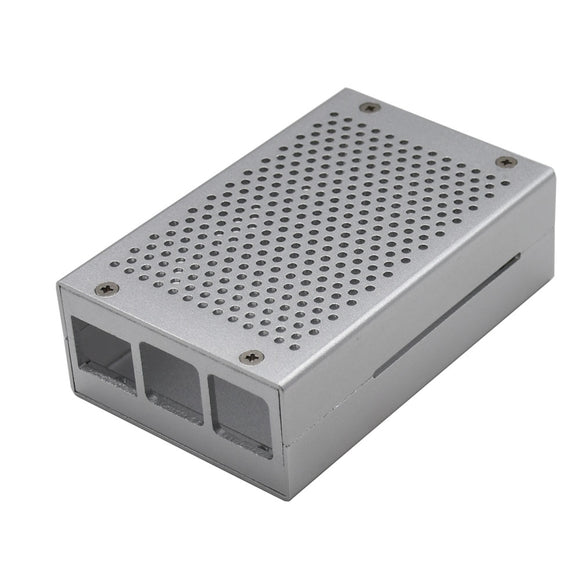 Black / Silver Latest Aluminum Alloy Shell Case Box Enclosure for Raspberry Pi 4 Model B