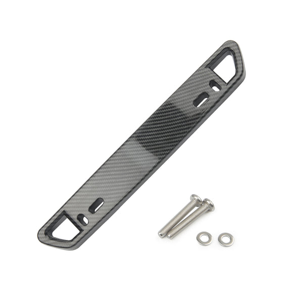 Multicolor Carbon Look Style Bumper Front License Plate Holder Relocate Bracket