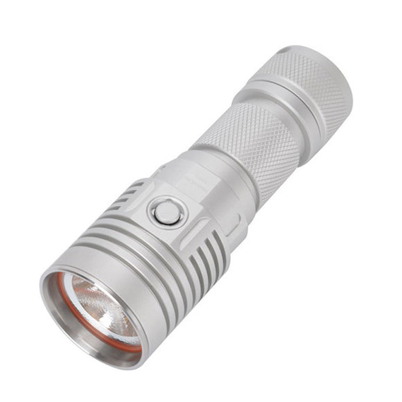 HaikeLite SC02 II MTG2 2000Lumens USB Rechargeable Stainless Steel Head LED Flashlight 26650