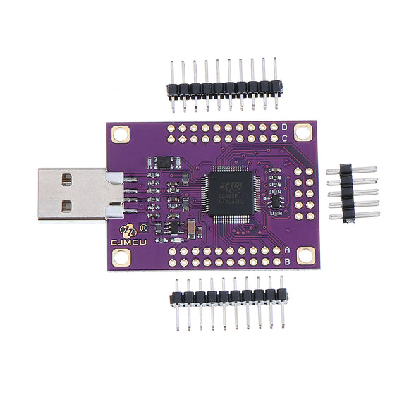 CJMCU-4232 FT4232HL USB to RS232/RS485/RS422/UART/JTAG/SPI/I2C Serial Module Board