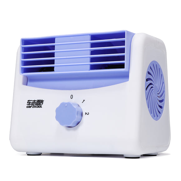 Portable Cooling Fan Air Conditioner Bladeless Personal Space Cooler for Home Office Desk Car 12V