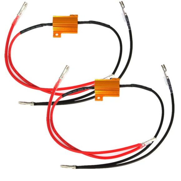 2Pcs 12V Motorcycle Light Aluminium Resistor Flasher Relay QUAD ATV