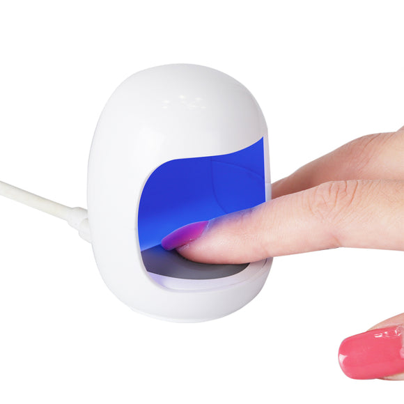 Mini Finger Nail Dryer LED Lamp UV Gel Curling Manicure Tools Fast Dry Machine