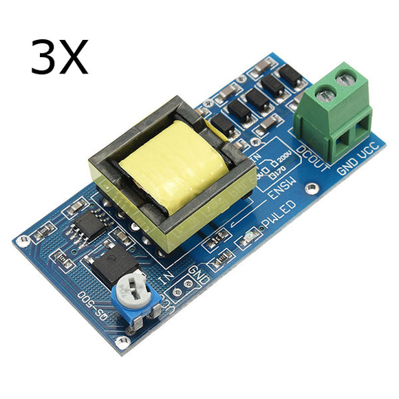 3Pcs 5V-12V Step Up to 300V-1200V DC-DC Boost Converter High Voltage Power Boost Module
