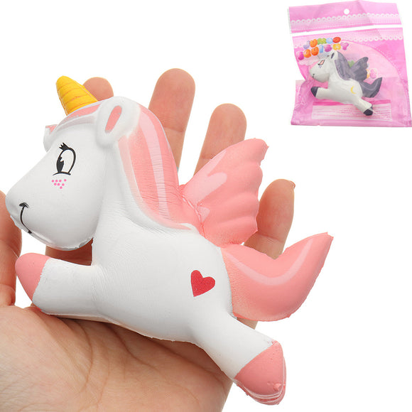 Cartoon Pegasus Squishy 11*7.5*3CM Slow Rising With Packaging Collection Gift Soft Toy