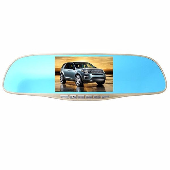 Rear View Mirror Car DVR Dual Camera 1080P Rear View G-Sensor Driving Recorder Dash Cam