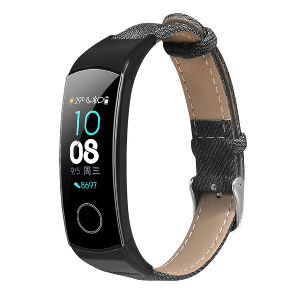 Bakeey Denim Belt Retro Replacement Watch Band Strap for Huawei Honor Band 5&4 Smart Watch