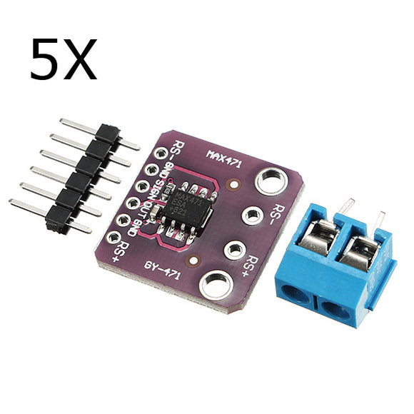 5Pcs GY-471 MAX471 3A Range Current Sensor Module Professional Board For Arduino