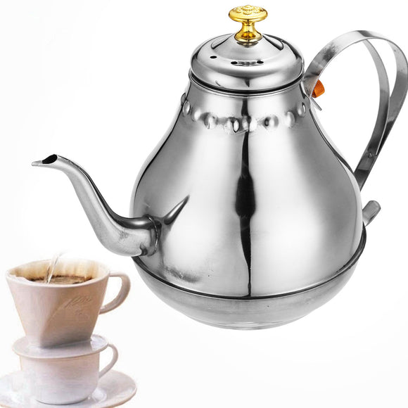 1.2/1.8L Stainless Steel Coffee Drip Kettle Pot for Coffee Tea with Filter Net