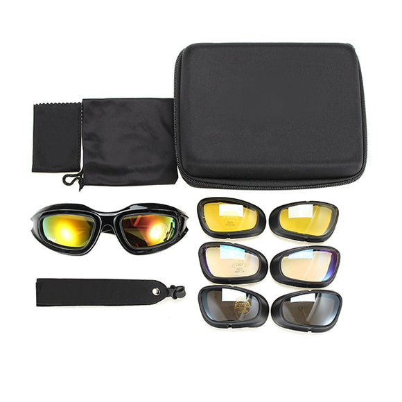 Military Tactical Goggles Motorcycle Riding Glasses Sun Glassess