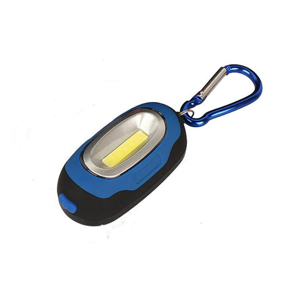 Portable Magnetic Key Chain Flashlight Torch COB LED Working Light Lamp Camping Lantern