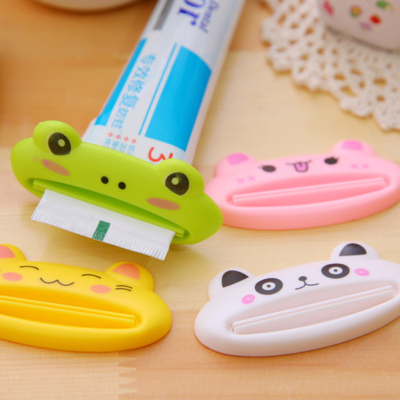 Cartoon Bathroom Toothpaste Dispenser Facial Cleanser Tube Cream Squeezer