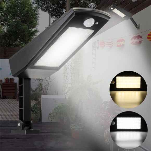 48 LED Waterproof Adjustable Solar Lights Wall Street Road Light Outdoor Garden Lamp with 4 Modes